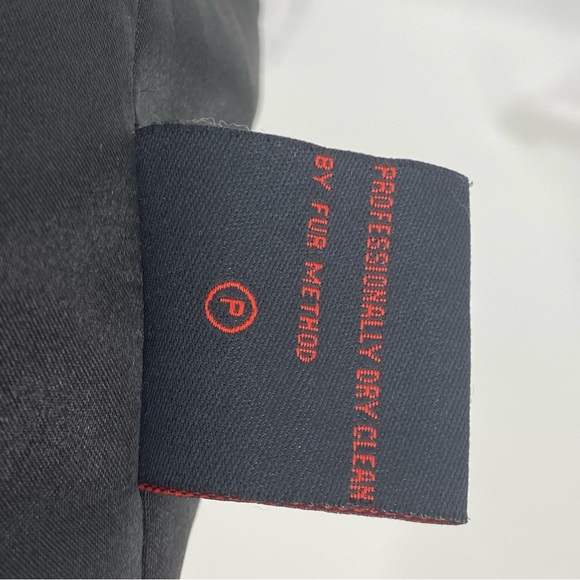 Adrienne Landau Black Faux Fur Moto Jacket - Picture 15 of 16